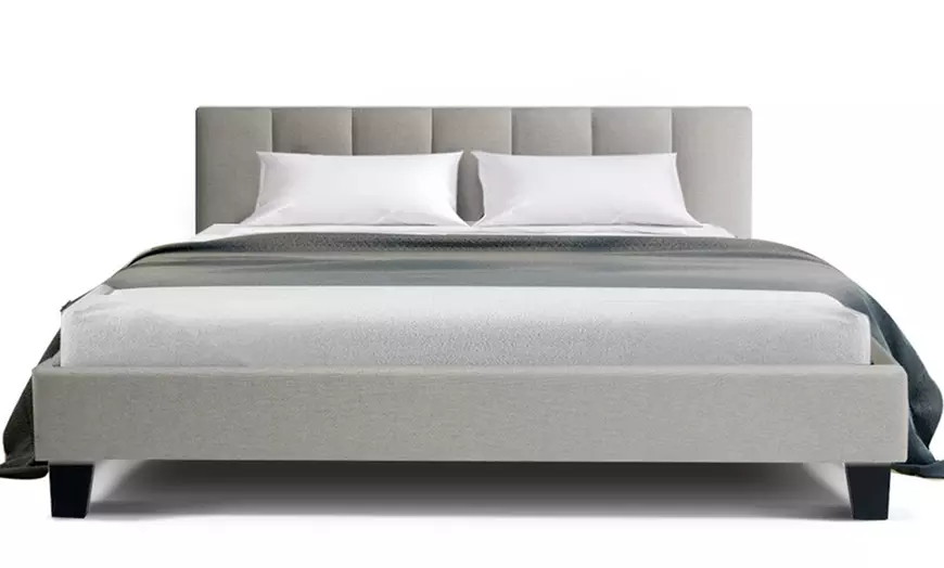 Image 42: Contemporary Plush Bed Frame
