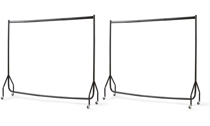 Image 11: Heavy-Duty Clothes Rail