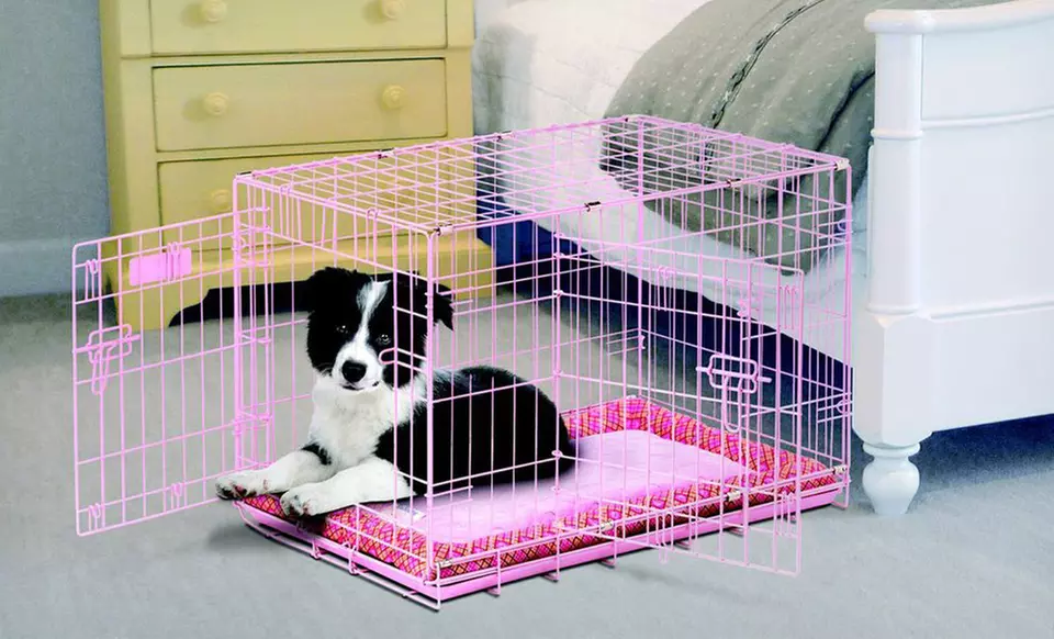 ProValu Pet Crates or SnoZZy Crate Bumper Beds (Up to 36% Off). Two Colors Available. Free Shipping and Returns. - Second Medium