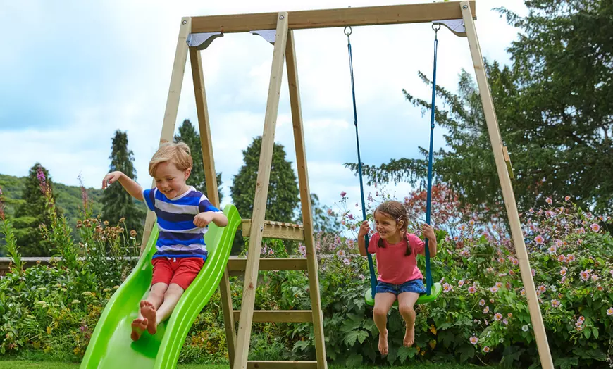 Image 5: TP Single Swing and Slide Set