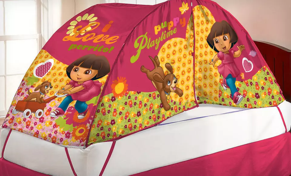 $19 for a Kids’ Tent and Pushlight Set ($34.99 List Price). Nine Options Available. Free Shipping and Free Returns. - Primary Image