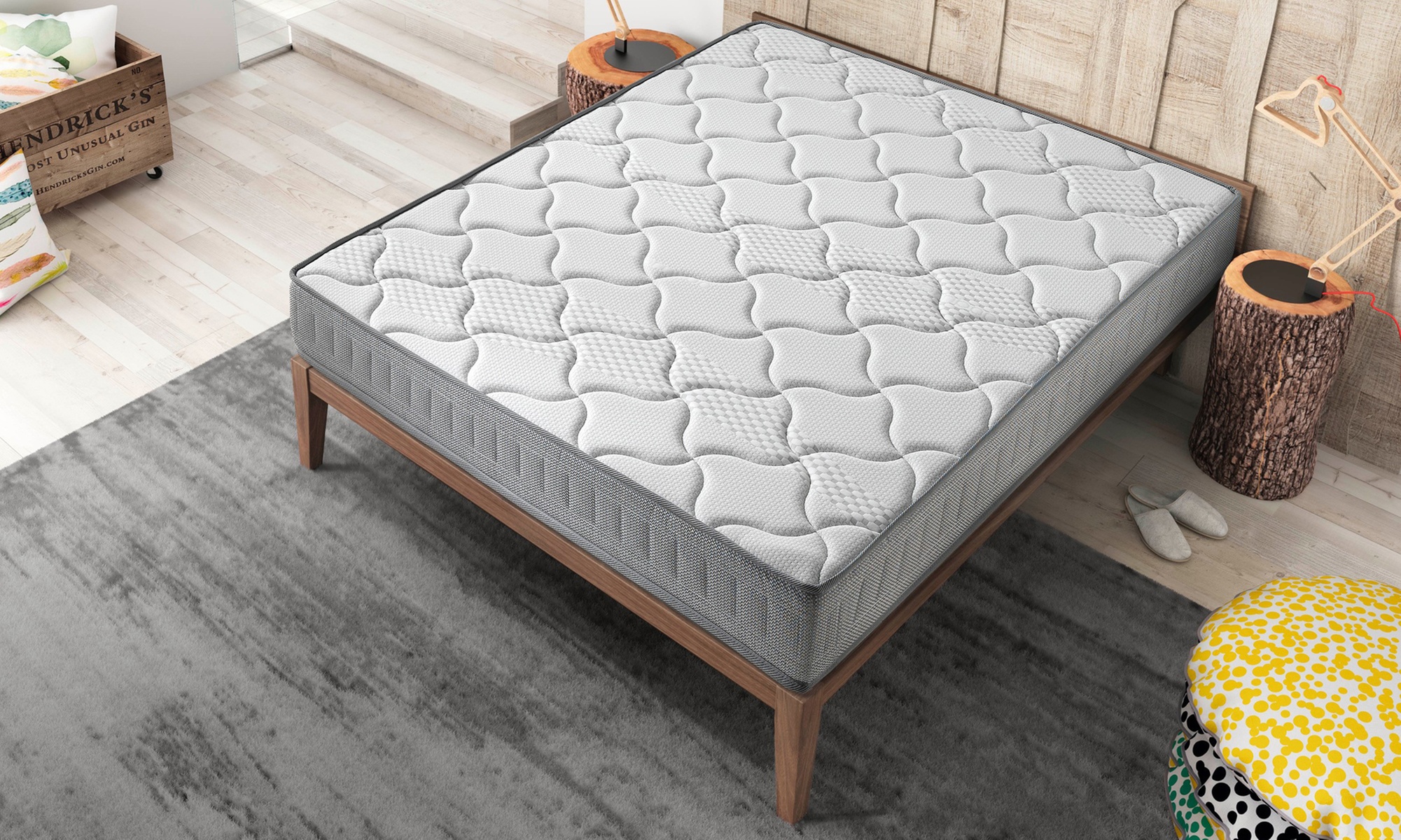 Matelas "Paris" moelleux à mémoire de forme