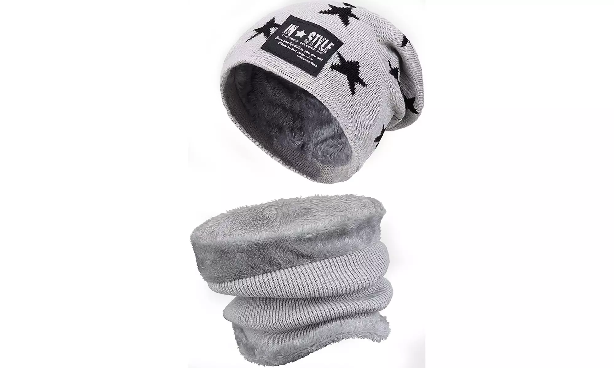 Muts voor kinderen, naar keuze met bijpassende sjaal