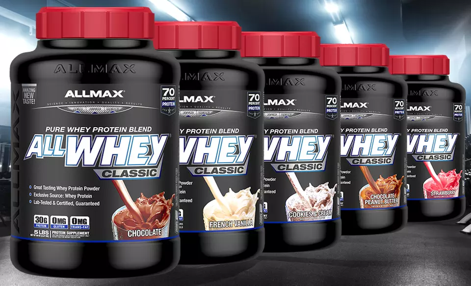 5lb. Tub of ALLMAX Allwhey Classic Pure Whey-Protein - Primary Image