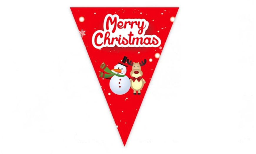 Image 4: Christmas Bunting Flags