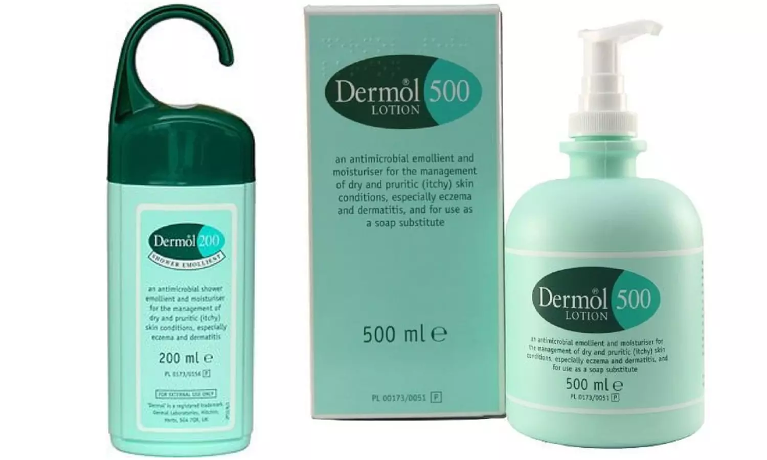 Dermol Shower Emollient 200ml or Lotion 500ml With Free Delivery - Primary Image