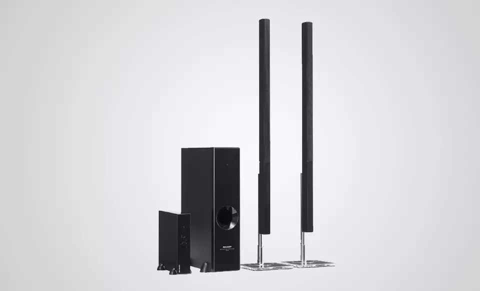 $139.99 for a Sharp HT-SL77 2.1-Channel Sound Bar with Wireless Subwoofer ($349.99 List Price). Free Shipping & Returns. - Primary Image
