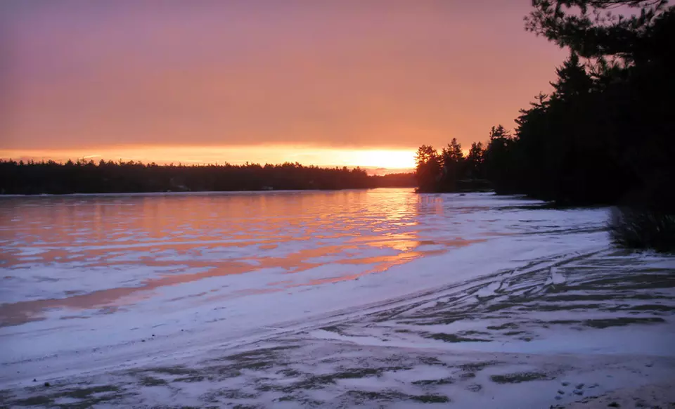 One- or Two-Night Stay with Wine and Optional Appetizers at Woodbound Inn in Rindge, NH - Primary Image