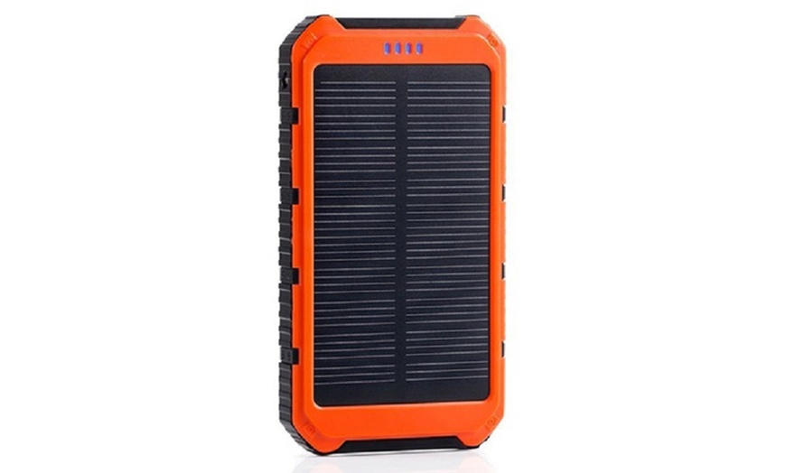 Image 2: 10000mAh Solar Powerbank