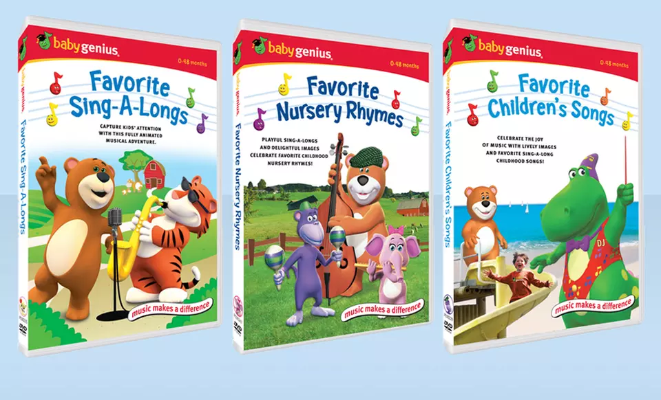$20.99 for a Best of Baby Genius 5-DVD Set ($49.90 List Price). Free Shipping and Returns. - Second Medium