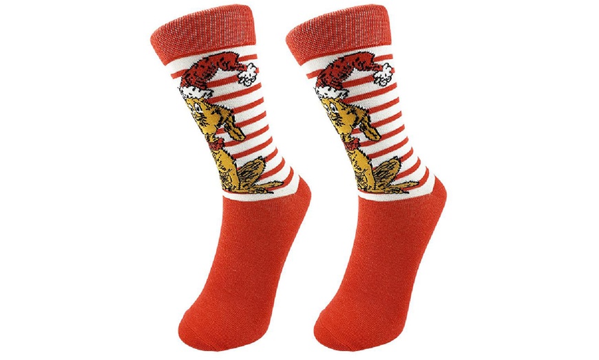 Image 7: Christmas Grinch Socks