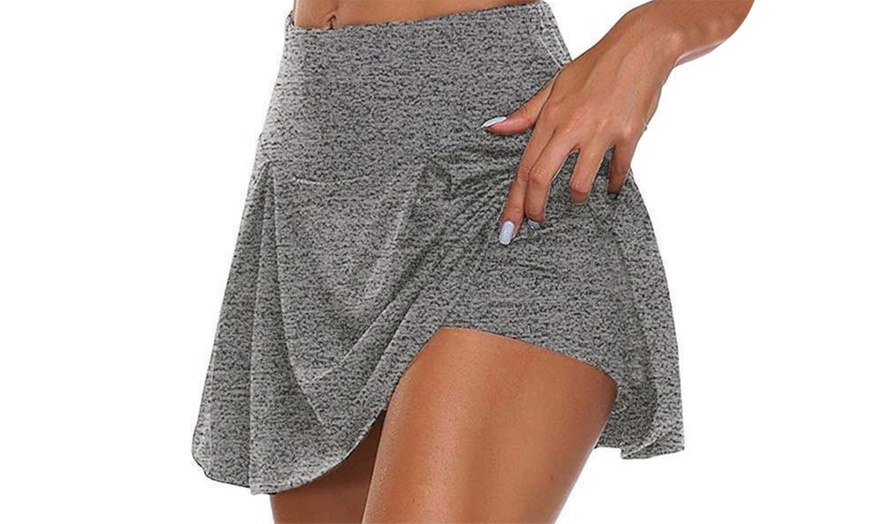 Image 6: One or Two Women's High-Waist Active Short Skirts