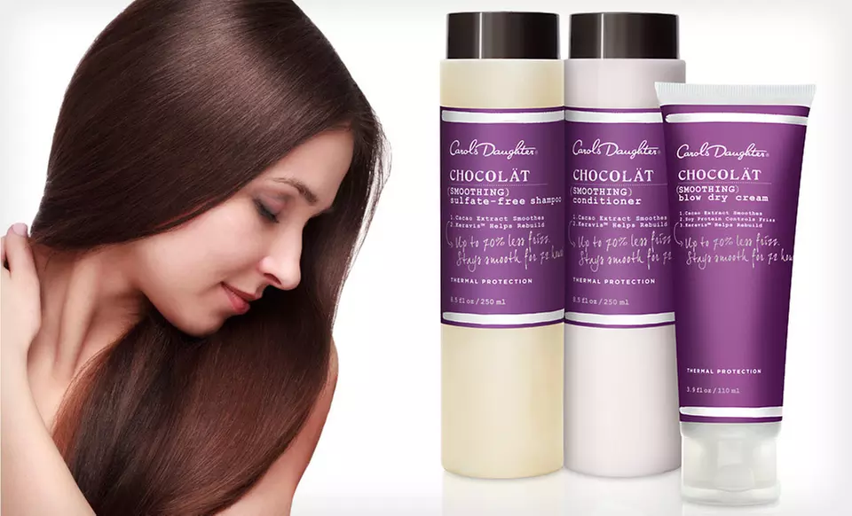$25 for Carol’s Daughter Chocolät Smoothing Collection with Shampoo, Conditioner, and Blow-Dry Cream ($60 List Price). Free Shipping. - Primary Image