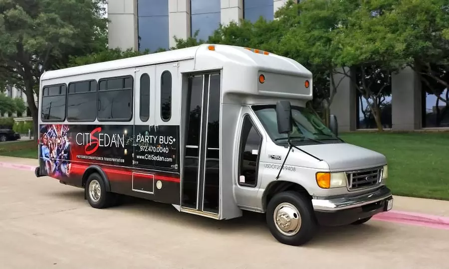 Three- or Five-Hour Party-Bus Rental for Up to 22 People from Citisedan Transportation (Up to 57% Off) - Primary Image