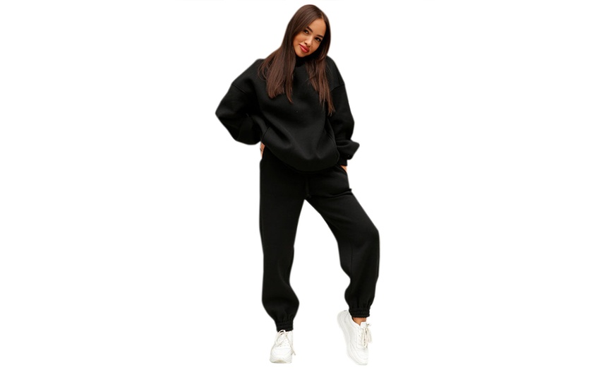 Image 3: Women's Street-Style Hoodie and Pants Set