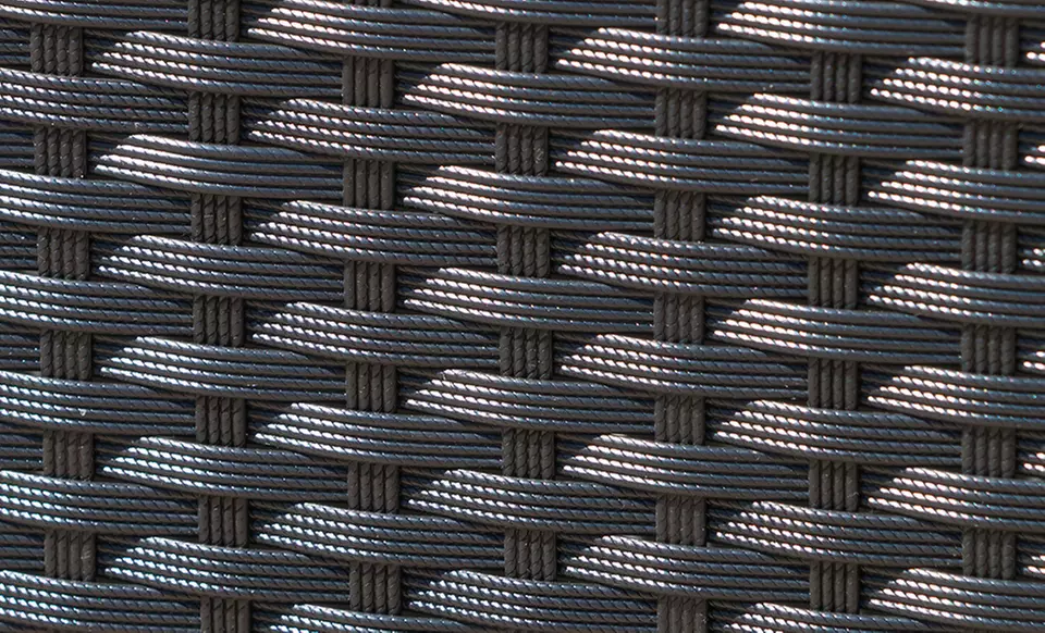 Corbin Large Black Wicker Cushion Box - Second Medium