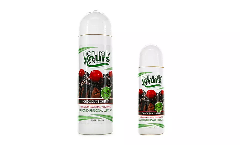 Naturally Yours Vegan Lubricant in Chocolate Cherry - Primary Image