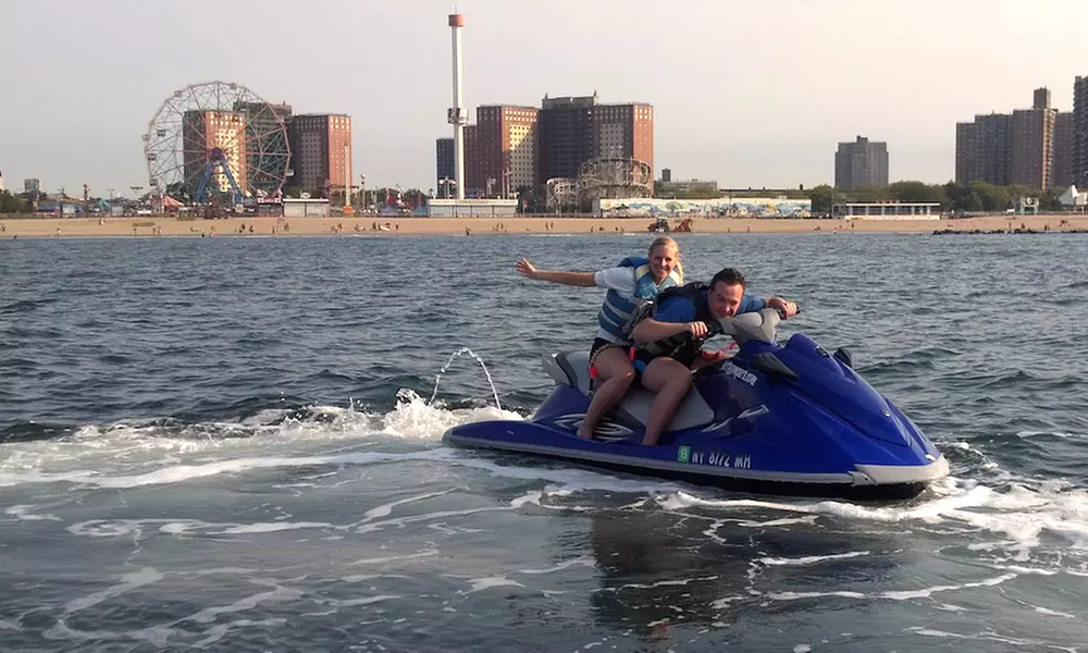 Jet-Ski Ride for One or Two or a Three-Hour Coney Island Tour from Jetty Jumpers (Up to 49% Off)  - Primary Image