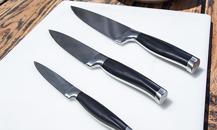 Jamie Oliver 3-Pc Chef Knife Set | Groupon