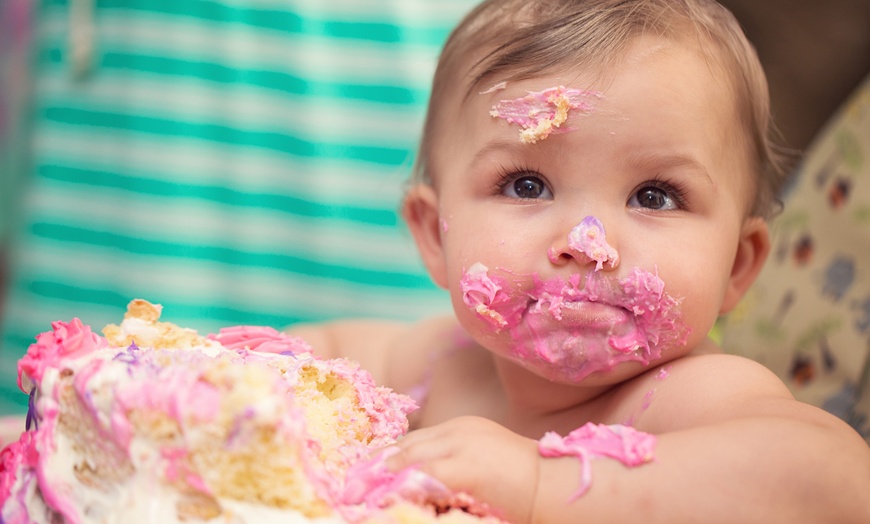 Image 1: Baby Cake Smash Photoshoot