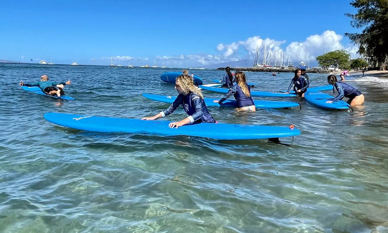 2-Hour Surf Lessons for One, Two, Three, or Four People