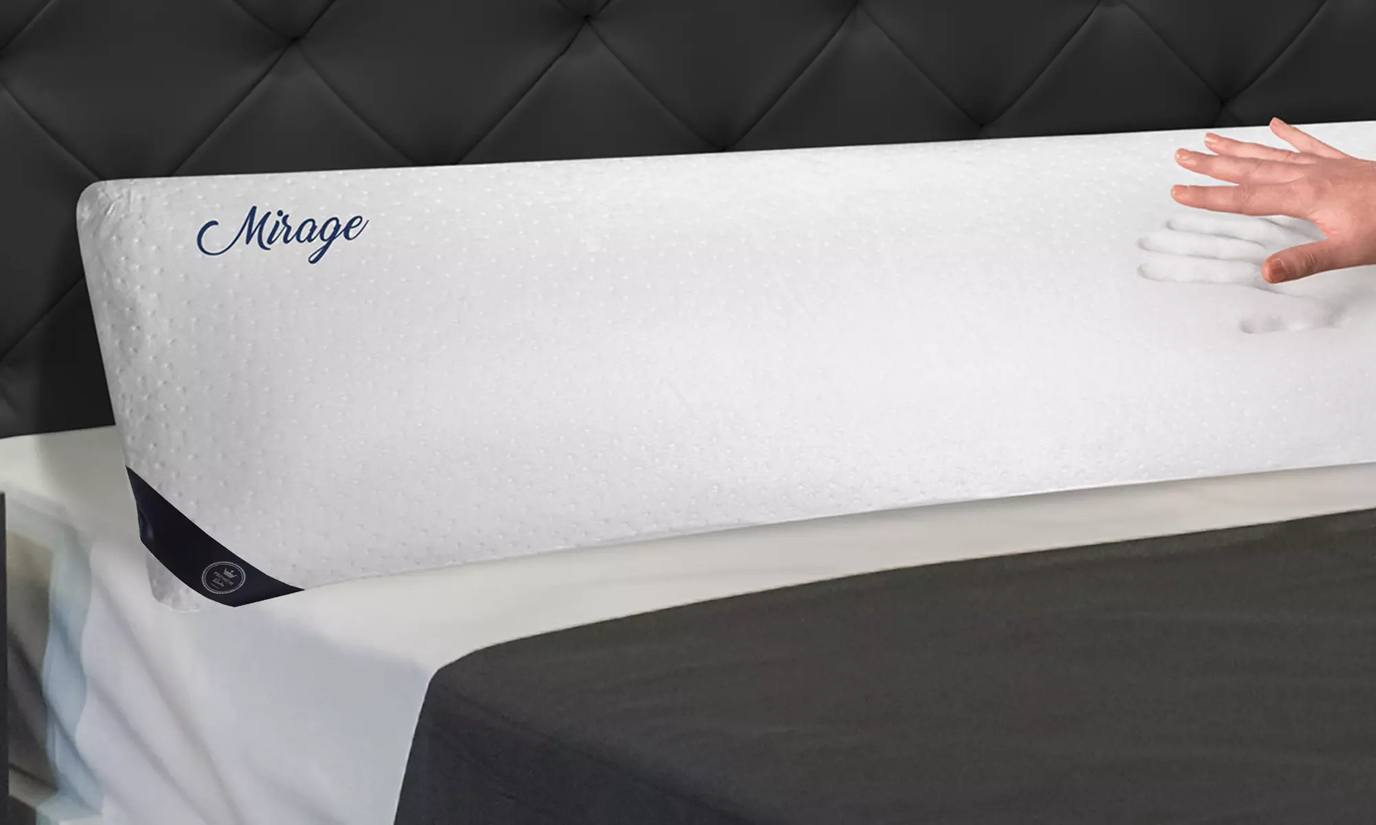 Traversins Opulence, mousse à mémoire de forme s'adaptant parfaitement à la courbe naturelle de votre cou, Sampur - Primary Image