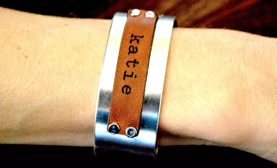 Personalized Leather Cuff Bracelets from LilyDeal - Second Medium