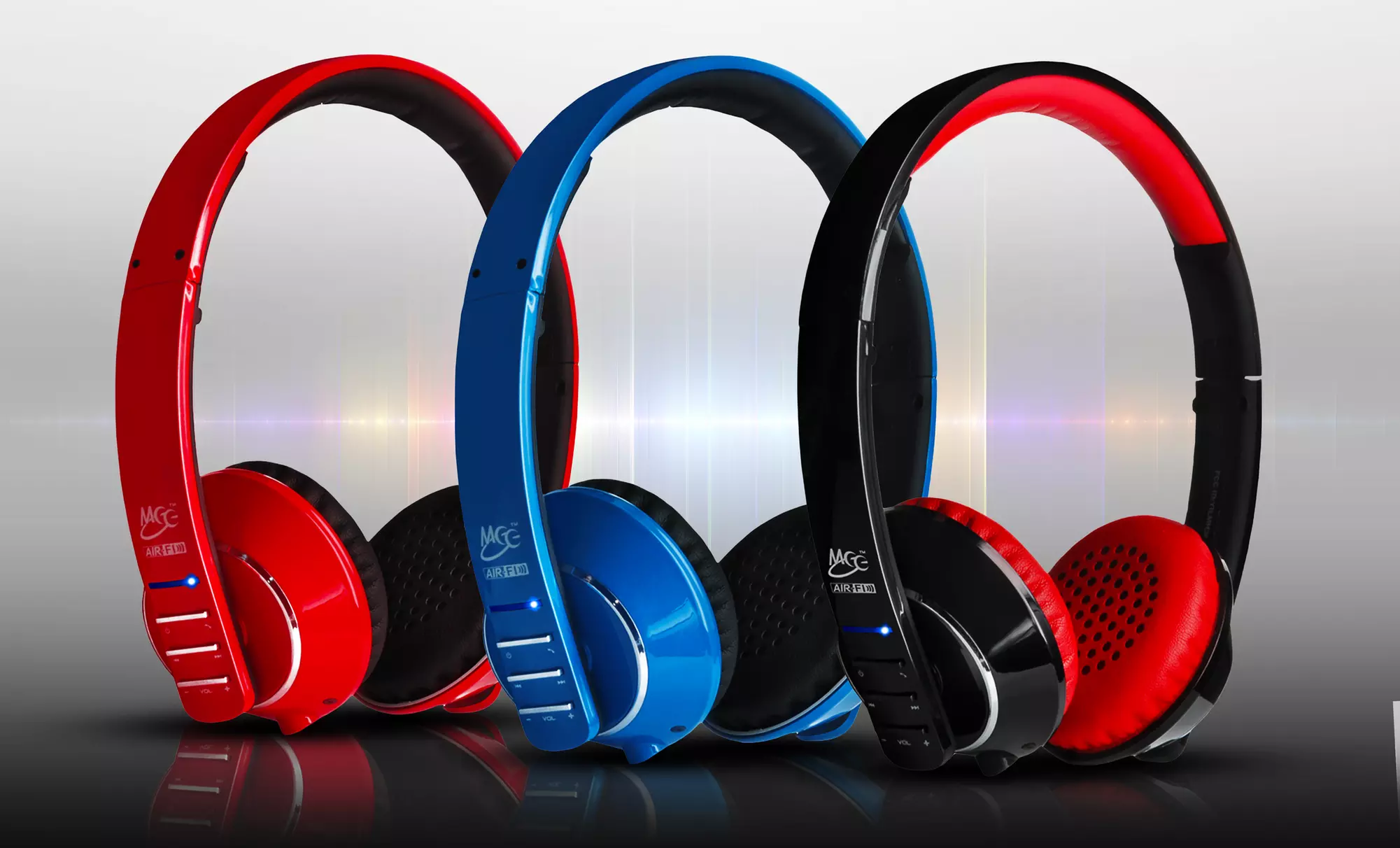 MEElectronics Air-Fi AF32 Bluetooth Headphone with Hidden Mic and Integrated Controls. Multiple Colors. Free Returns.  - Primary Image