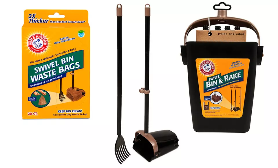 Arm & Hammer Swivel Bin and Rake or Swivel Bin Waste Bags - Primary Image