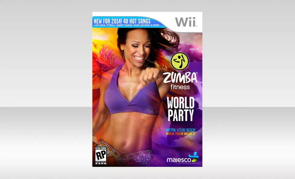 Zumba Fitness World Party for Xbox 360 Kinect, Wii U, or Wii. Free Returns. - Second Medium