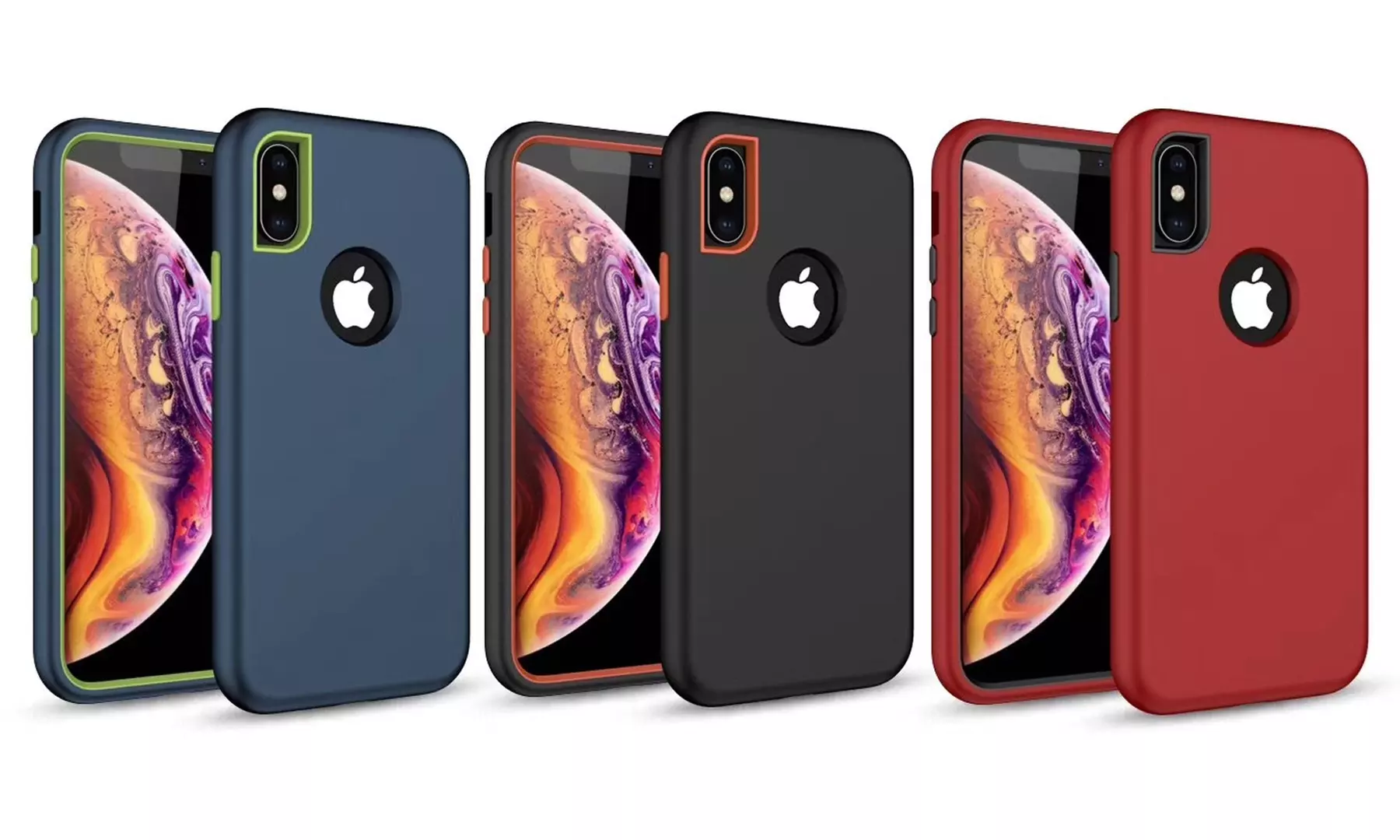 Coque iPhone 3 en 1 de la marque Forever - Primary Image