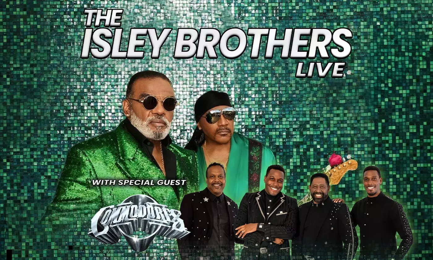 The Isley Brothers w/ special guest The Commodores on September 11th at 7:30 PM - Primary Image