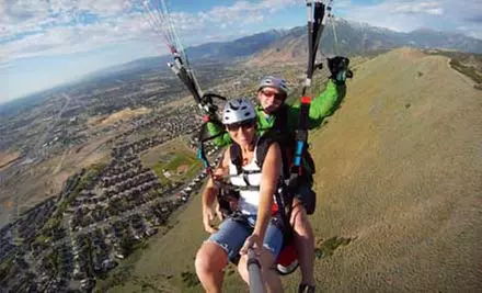 Tandem Paragliding with DVD for One or Two from Cloud 9 Paragliding School (Up to 52% Off)  - Primary Image