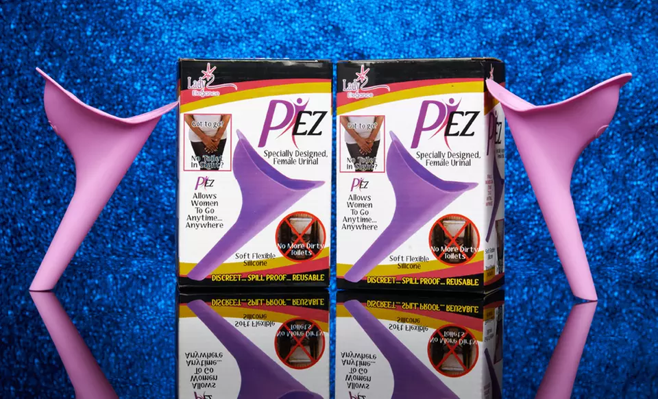 $7.99 for a Two-Pack of P EZ Ladies' Travel Urinals ($22 List Price) - Primary Image
