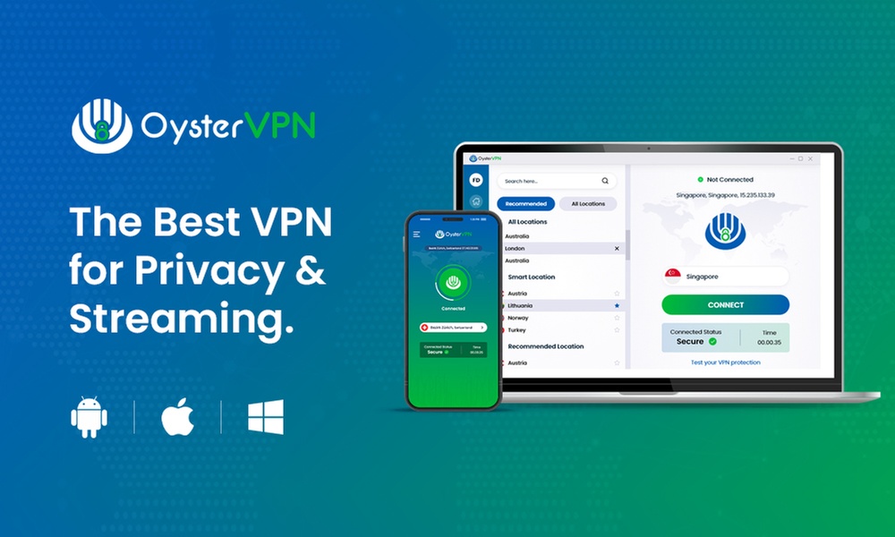 Lifetime Access to OysterVPN | The Fastest VPN for Online Privacy | Exclusive Mega Deal (Up to 62% Off)