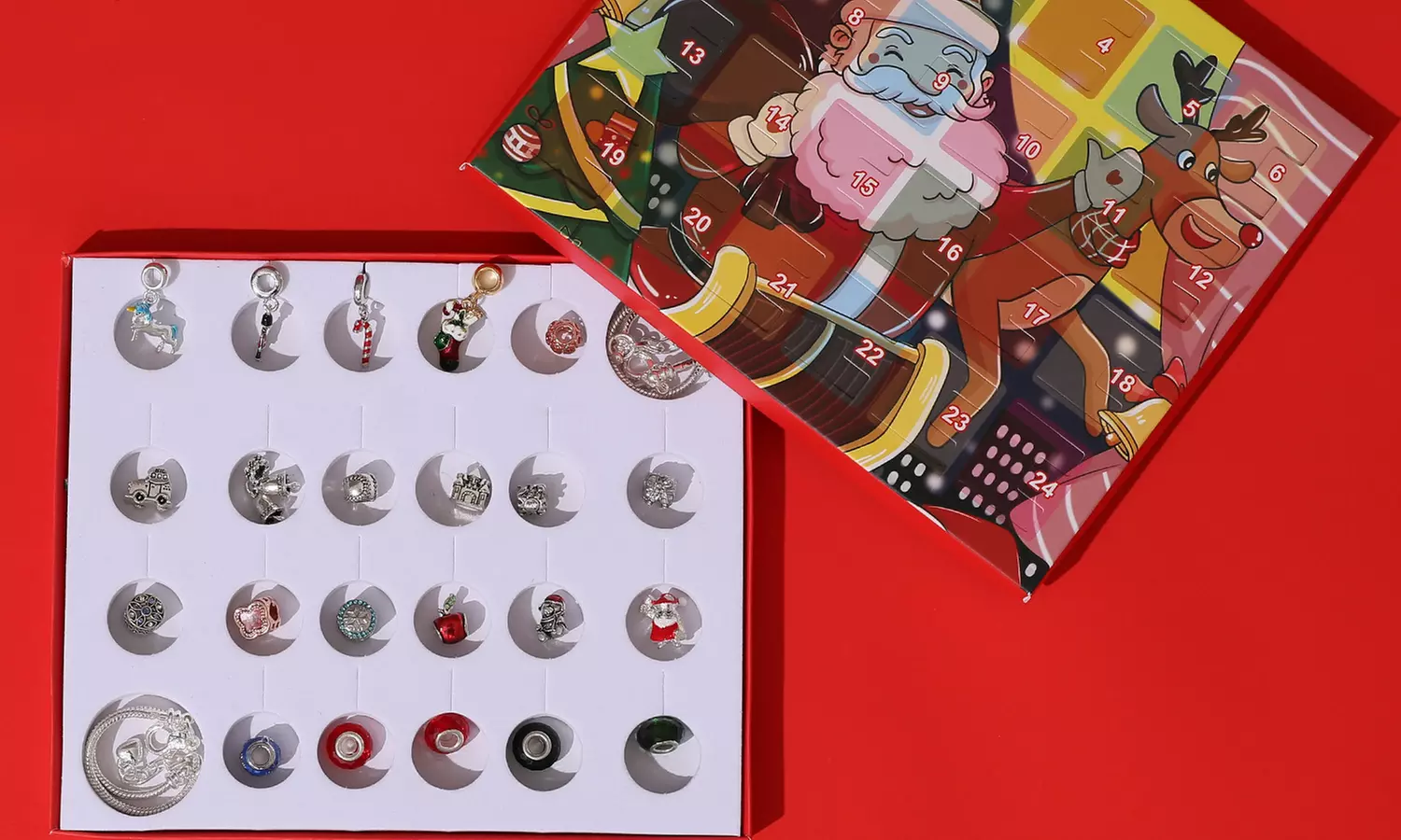 Christmas 25-Piece Charm Bracelet Advent Calendar - Primary Image