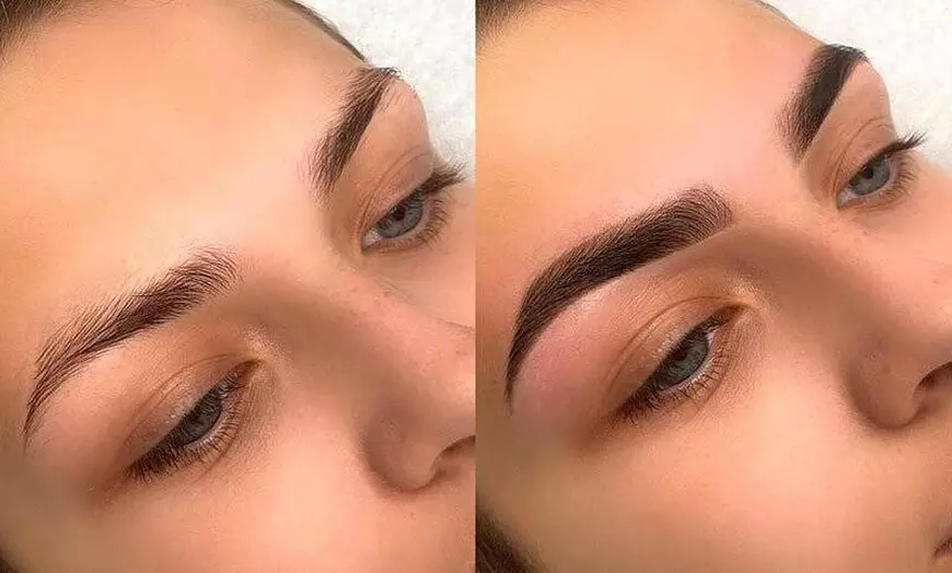 Image 2: Get a Perfect Look with Eyebrow or Lip Tattoo Options