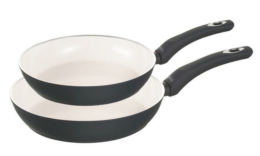 Image 1: 2-Pc Pyrex Frying Pan Set 