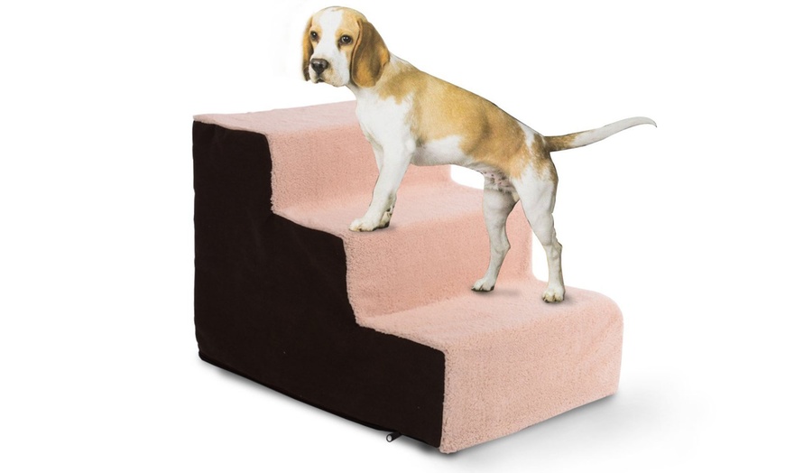 Image 1: PawHut Pet Stairs