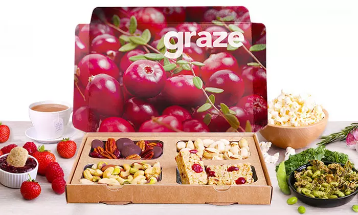 $14 for Four Snack-Box Deliveries from graze.com ($27.96 Value)   - Primary Image