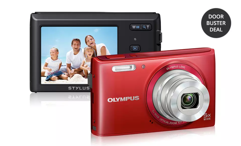 Olympus Stylus 16MP Digital Camera with 5x Optical Zoom (VG-180). Multiple Options from $69.99–$79.99. Free Returns. - Primary Image