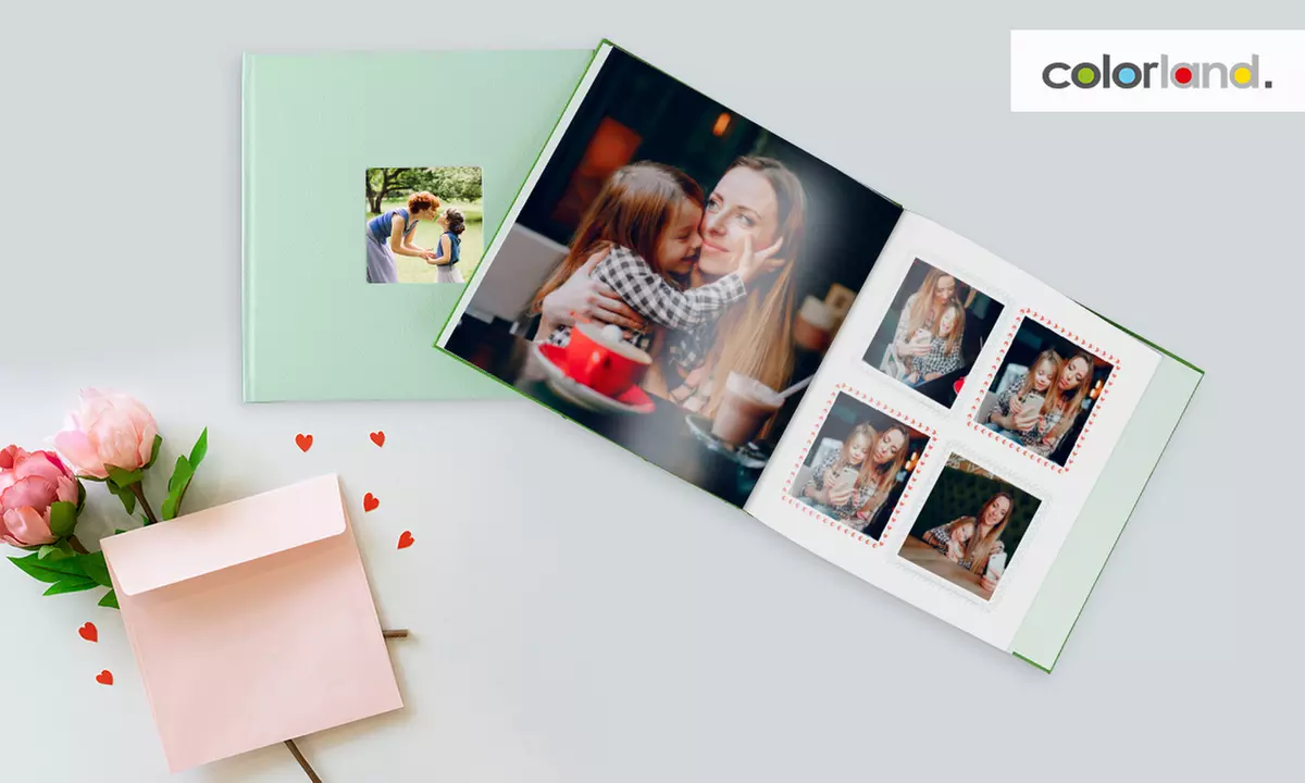 Livre photo A5 avec couverture souple ou rigide et nombre de pages au choix avec Colorland ( 80% de réduction) - Primary Image