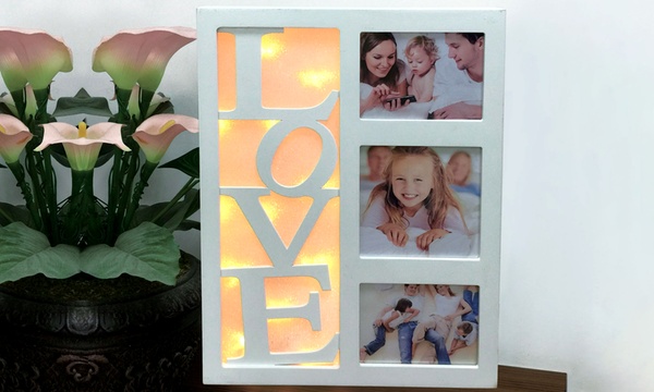 light up family photo frame