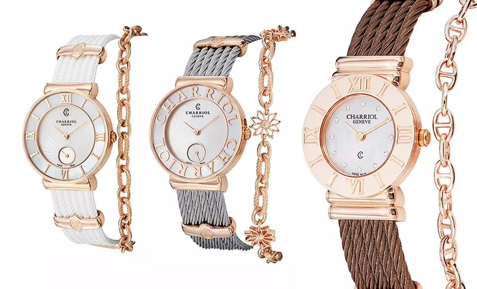 Charriol Women's Swiss-Made St. Tropez Diamond Jewelry Watches from $699–$1,599 - Primary Image