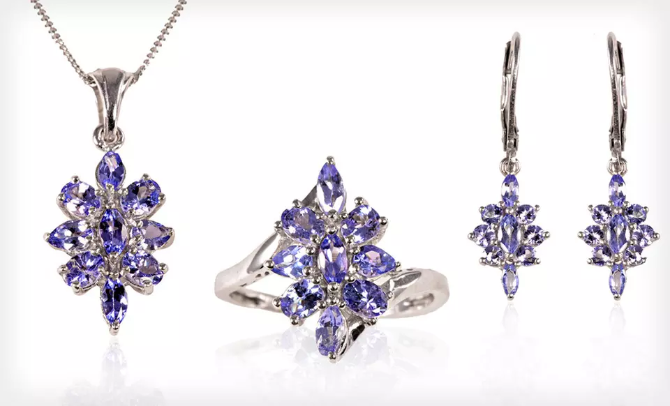 $19 for Tanzanite Cluster Jewelry ($149 List Price). Eight Options Available. Free Shipping and Free Returns. - Primary Image
