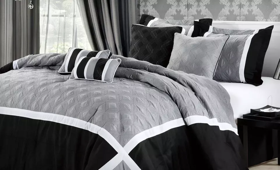 Chic Home Queen or King Comforter Set (Up to 58% Off). 8 Styles Available. Free Shipping. - Primary Image