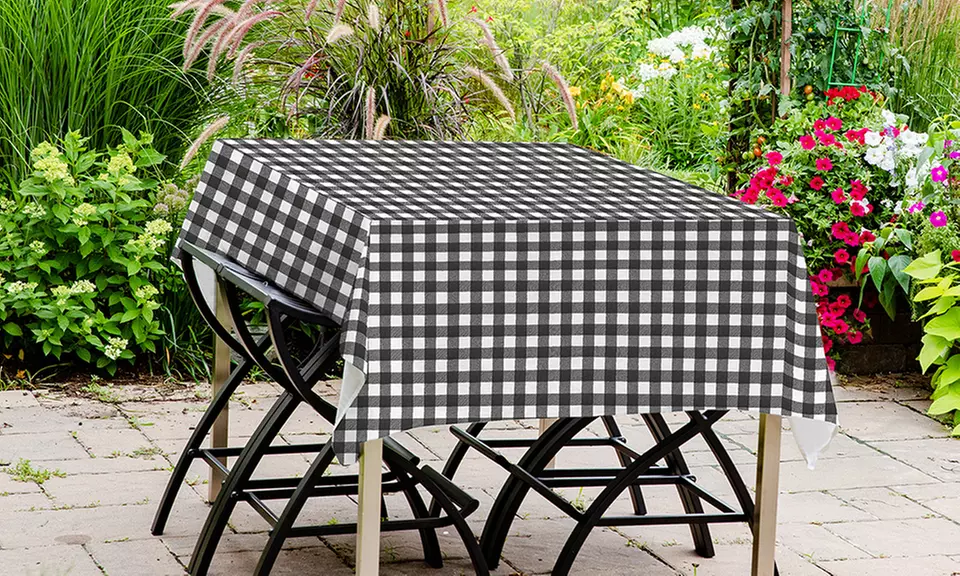 Tischdecke aus gewachstem PVC