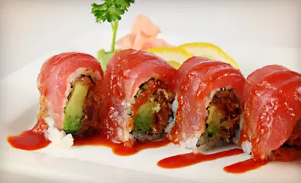 Sushi and Hibachi Cuisine for Lunch or Dinner at Red Samurai Hibachi Express (Up to 52% Off) - Primary Image