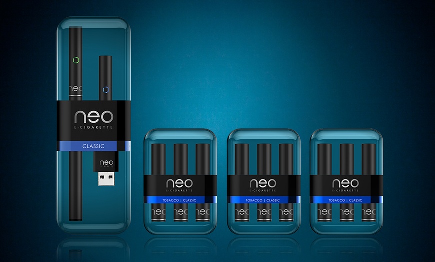 Image 3: Eight-Piece Neo E-Cigarette Starter Pack