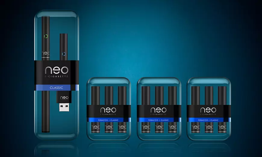 Image 3: Eight-Piece Neo E-Cigarette Starter Pack